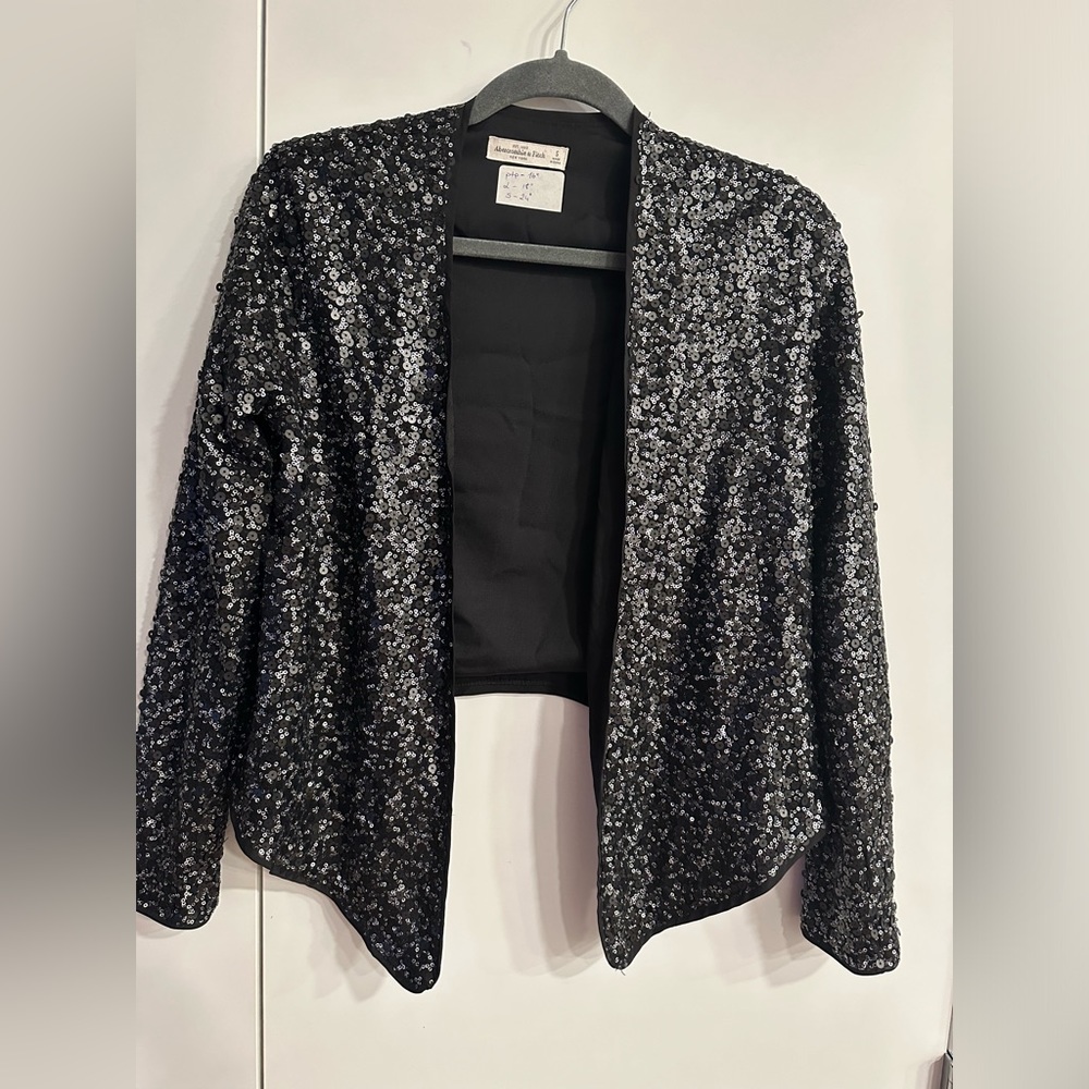 ABERCROMBIE & FITCH SEQUIN BLAZER - Picture 2 of 7